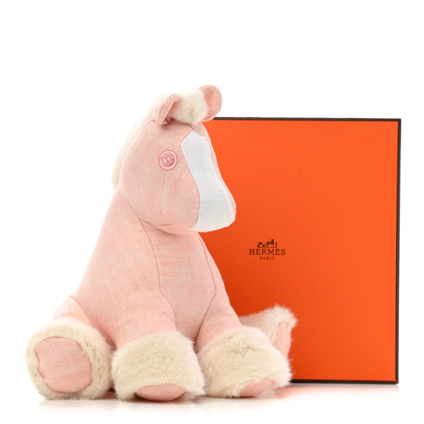 Linen Baby Hermy Plush Toy Rose Lilas