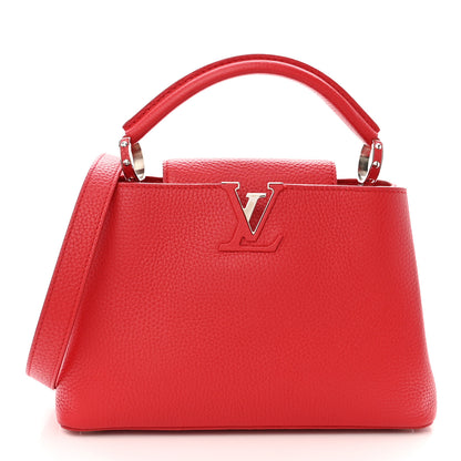 Louis Vuitton Taurillon Capucines BB Rubis 1 of 9