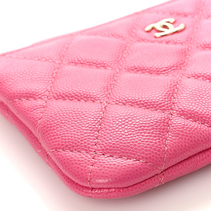 Chanel Caviar Quilted Small Cosmetic Case Pink 8 of 10