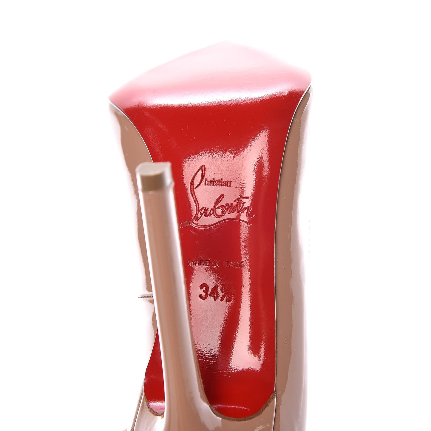 Patent Pigalle 120 Pumps 34.5 Nude