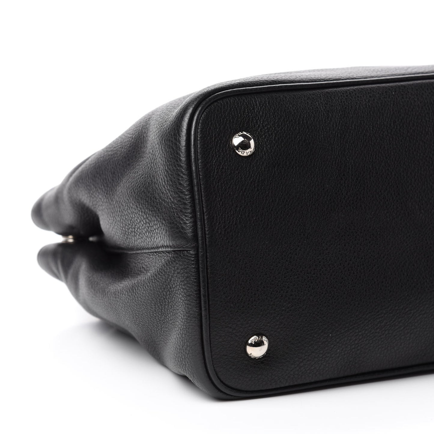 Vitello Daino Tote Black