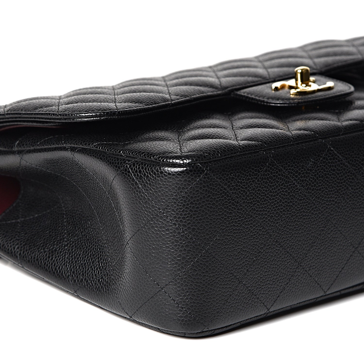 Chanel Caviar Quilted Jumbo Double Flap Black 8 of 11