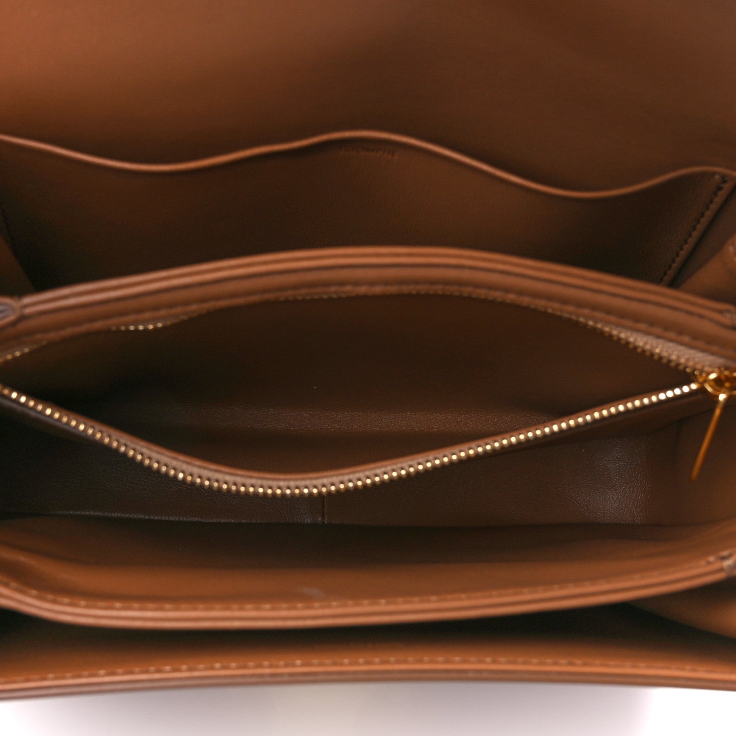 Celine Shiny Calfskin Medium Triomphe Bronze 6 of 12