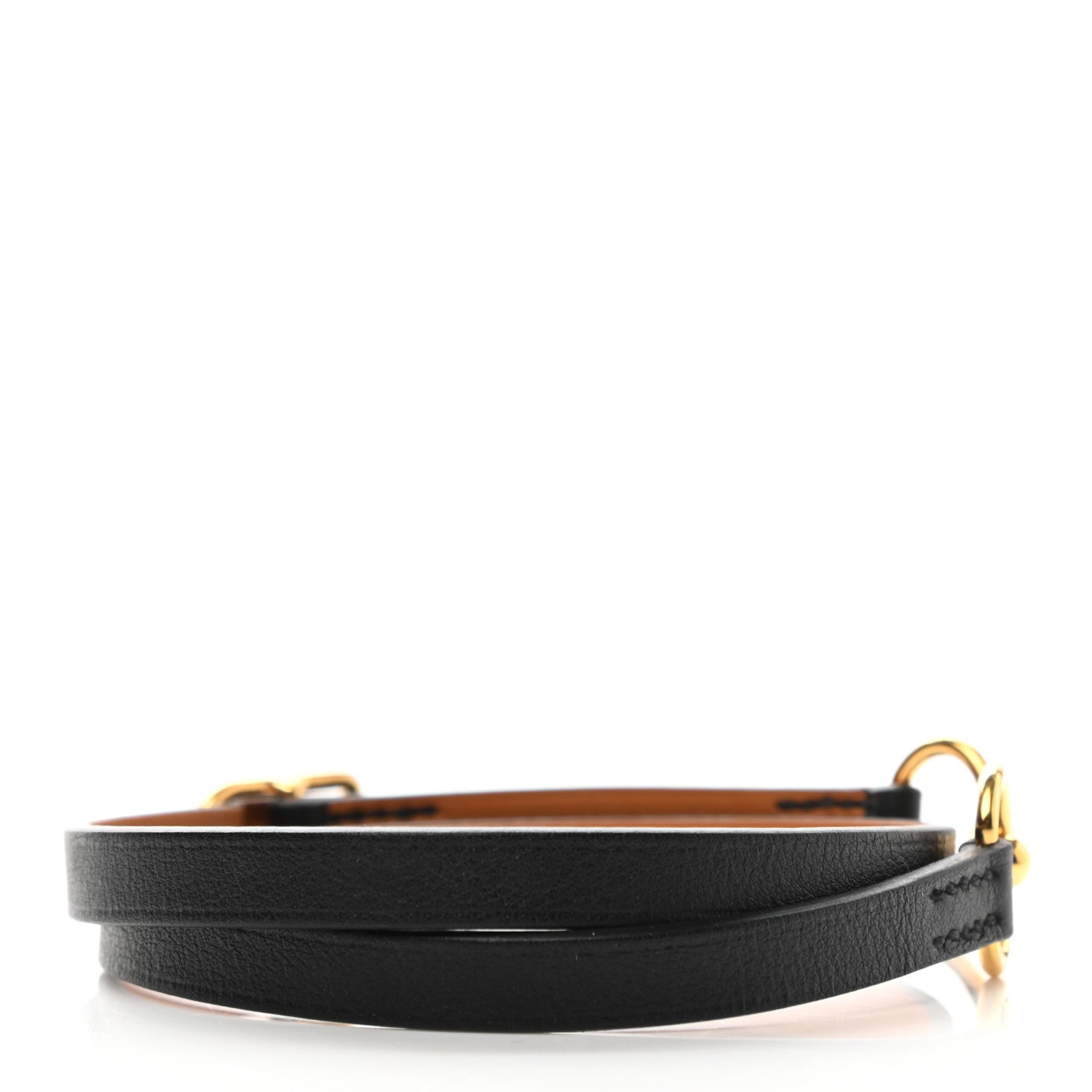 Hermes Heritage Swift Equestre Triple Tour bracelet T2 Black 3 of 5