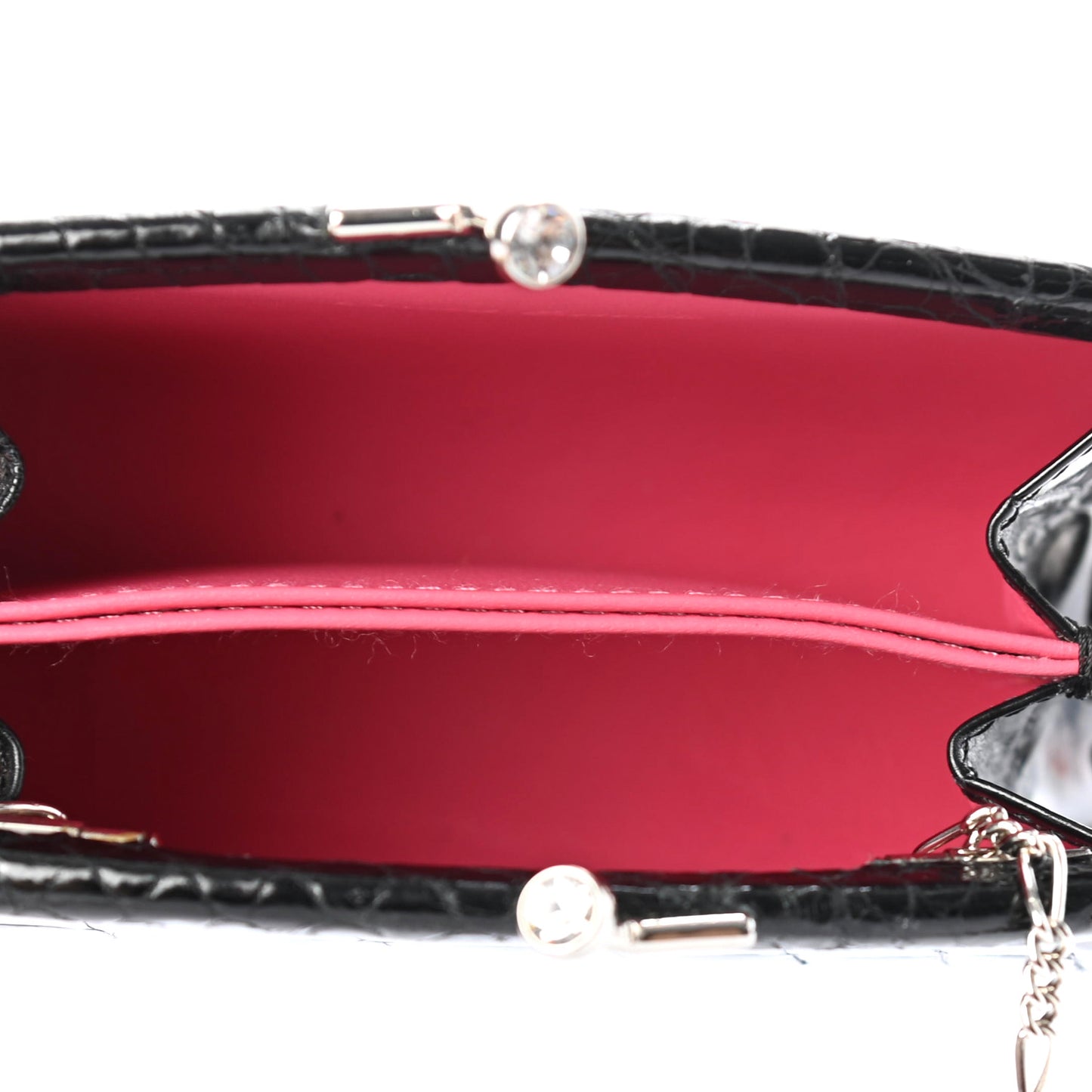 Crocodile Clutch Black