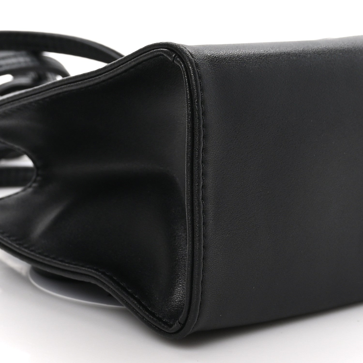 Telfar Vegan Leather Small Shopping Bag Black 9 of 9