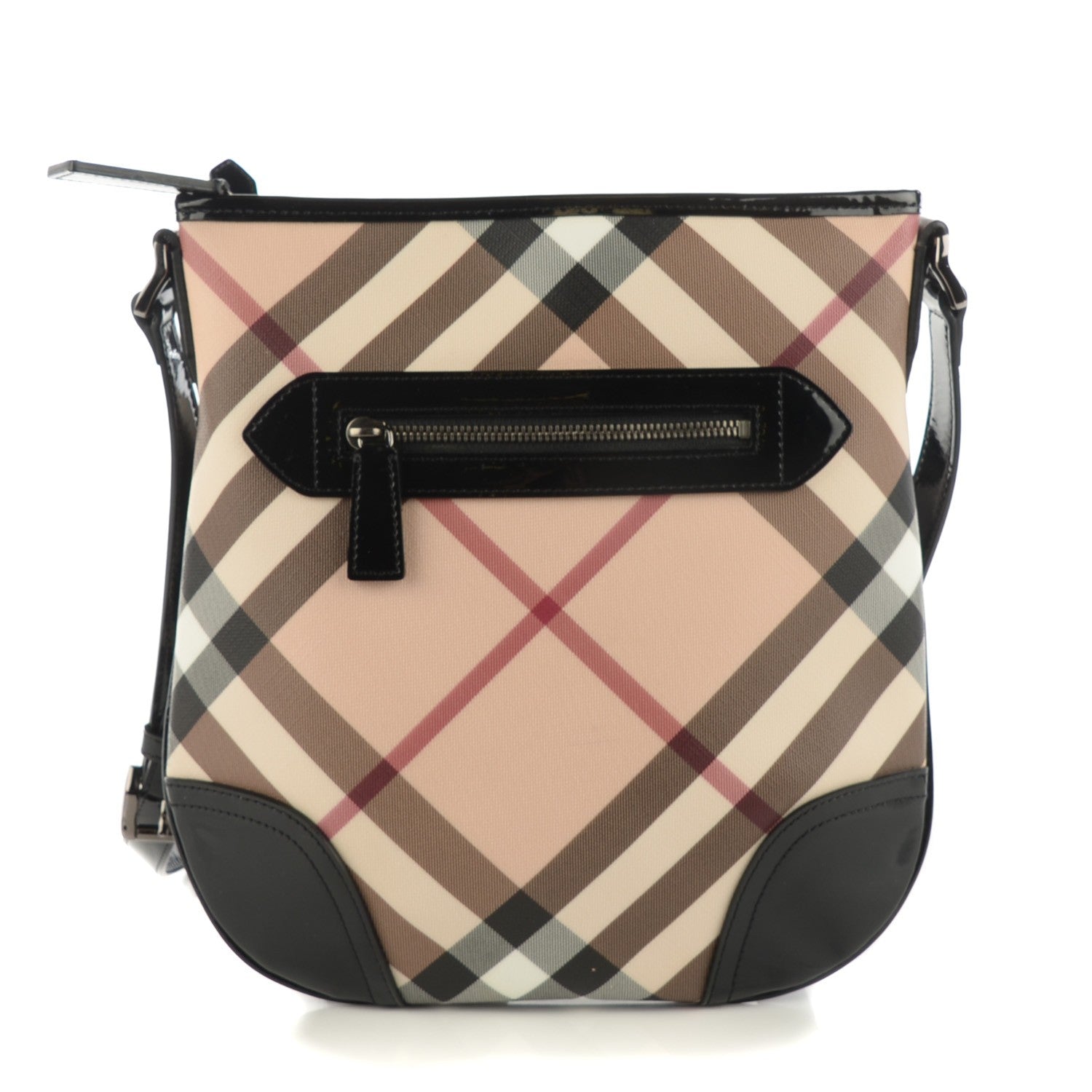 Burberry Supernova Check Small Dryden Crossbody Bag Black 1 of 8