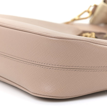Prada Saffiano Re-Edition 2005 Shoulder Bag Cammeo Beige 7 of 11
