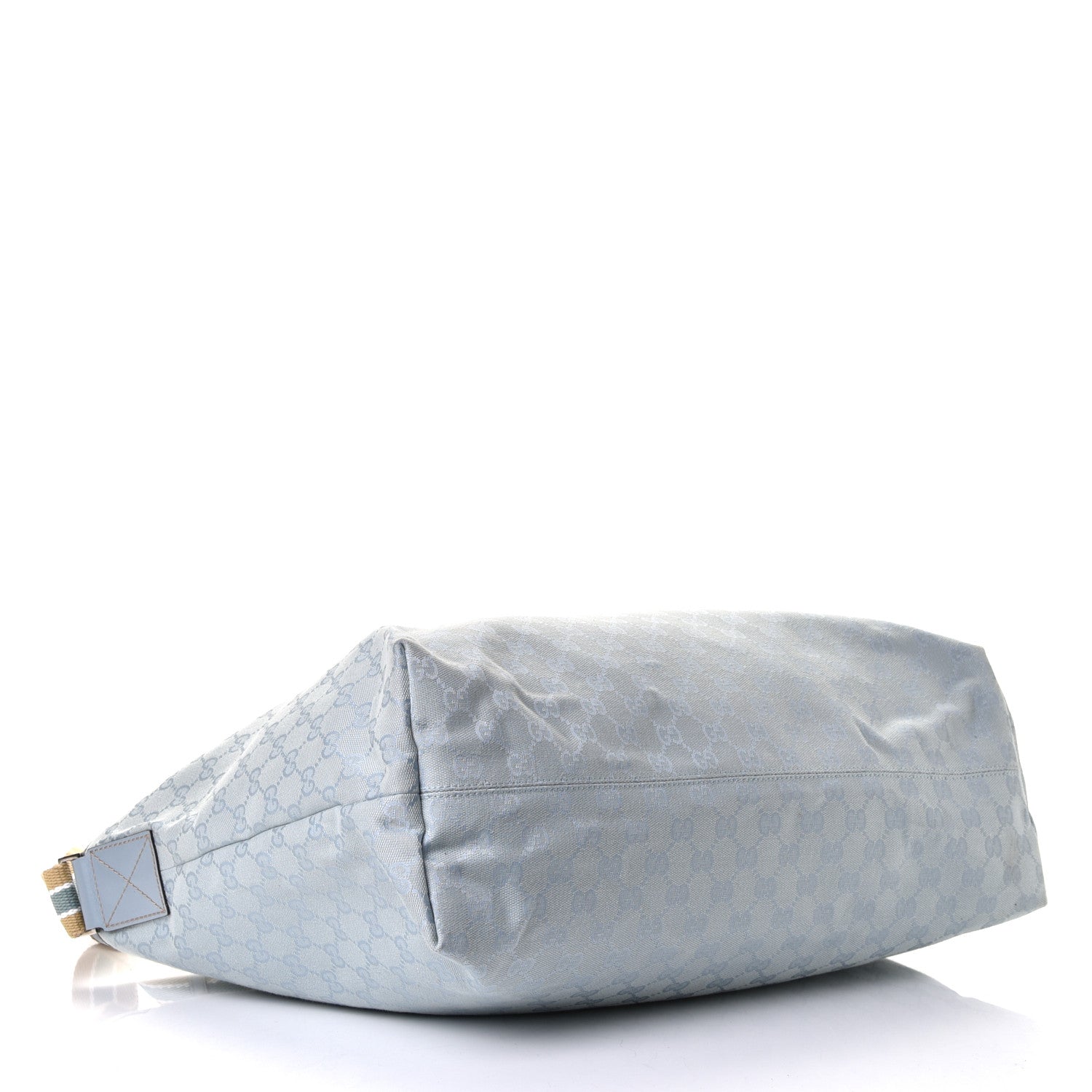 Gucci Monogram Travel Bag Blue Beige 3 of 5