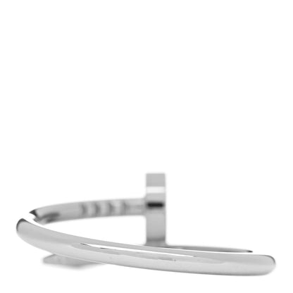 Cartier 18K White Gold Small Juste Un Clou Ring 53 6.25 3 of 5