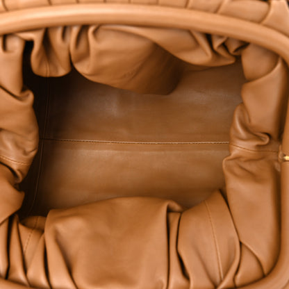 Bottega Veneta Smooth Butter Calf The Pouch Oversized Clutch Cammello 5 of 9