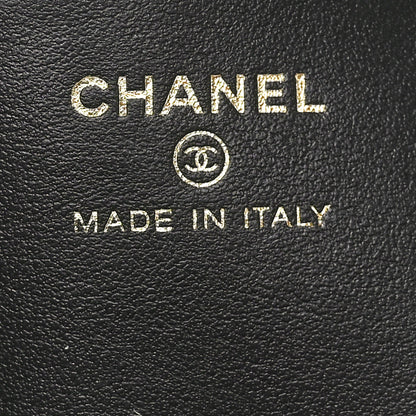 Chanel Shiny Crumpled Calfskin Quilted Nano 31 Shopping Bag Black 6 of 11