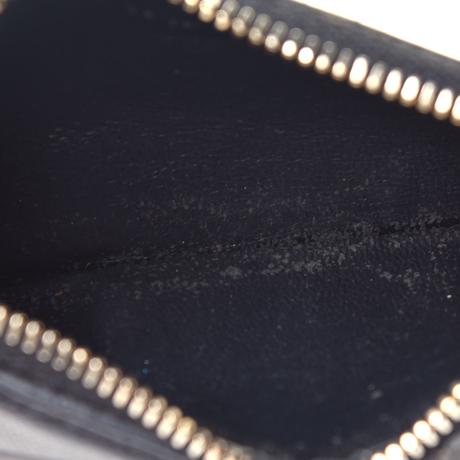 Saint Laurent Grained Calfskin 5 Fragments Zip Pouch Card Holder Black 5 of 5