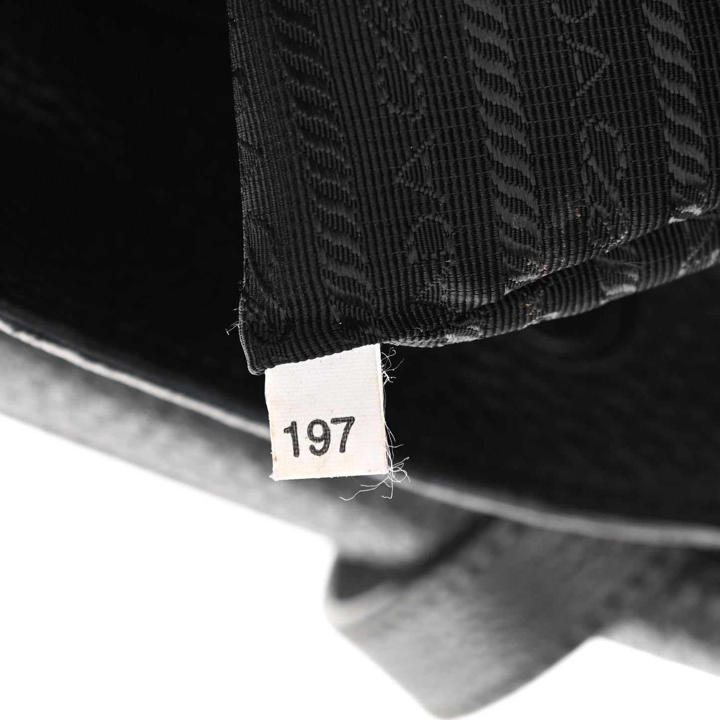 Vitello Phenix Embossed Logo Tote Black