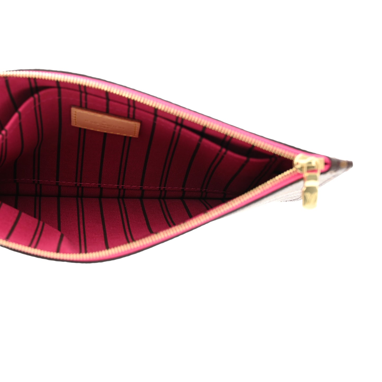 Monogram Neverfull MM GM Pochette Fuchsia