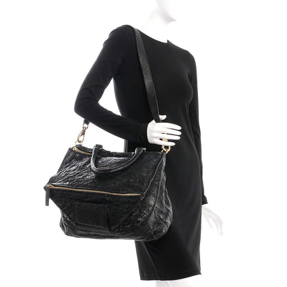 Givenchy Tumbled Sheepskin Medium Pandora Black 2 of 12