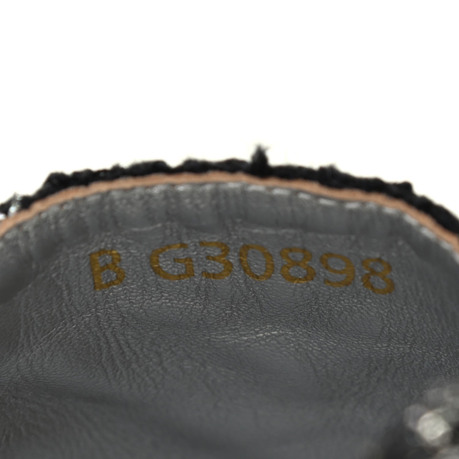 Chanel Metallic Tweed Lambskin CC Espadrilles 39 Black Silver 7 of 7
