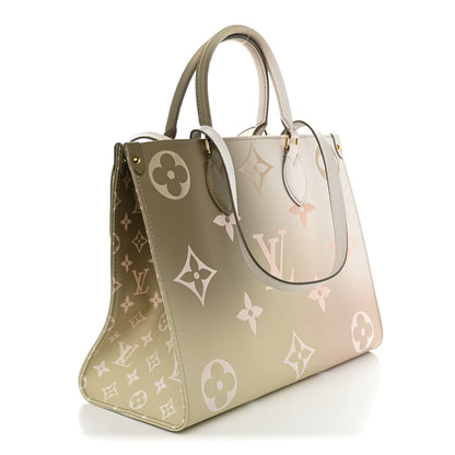 Louis Vuitton Monogram Giant Spring In The City OntheGo MM Sunset Kaki 3 of 9