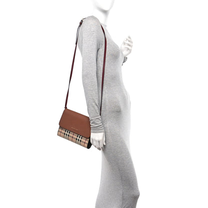 Burberry Haymarket Check Small Loxley Crossbody Bright Toffee 2 of 10