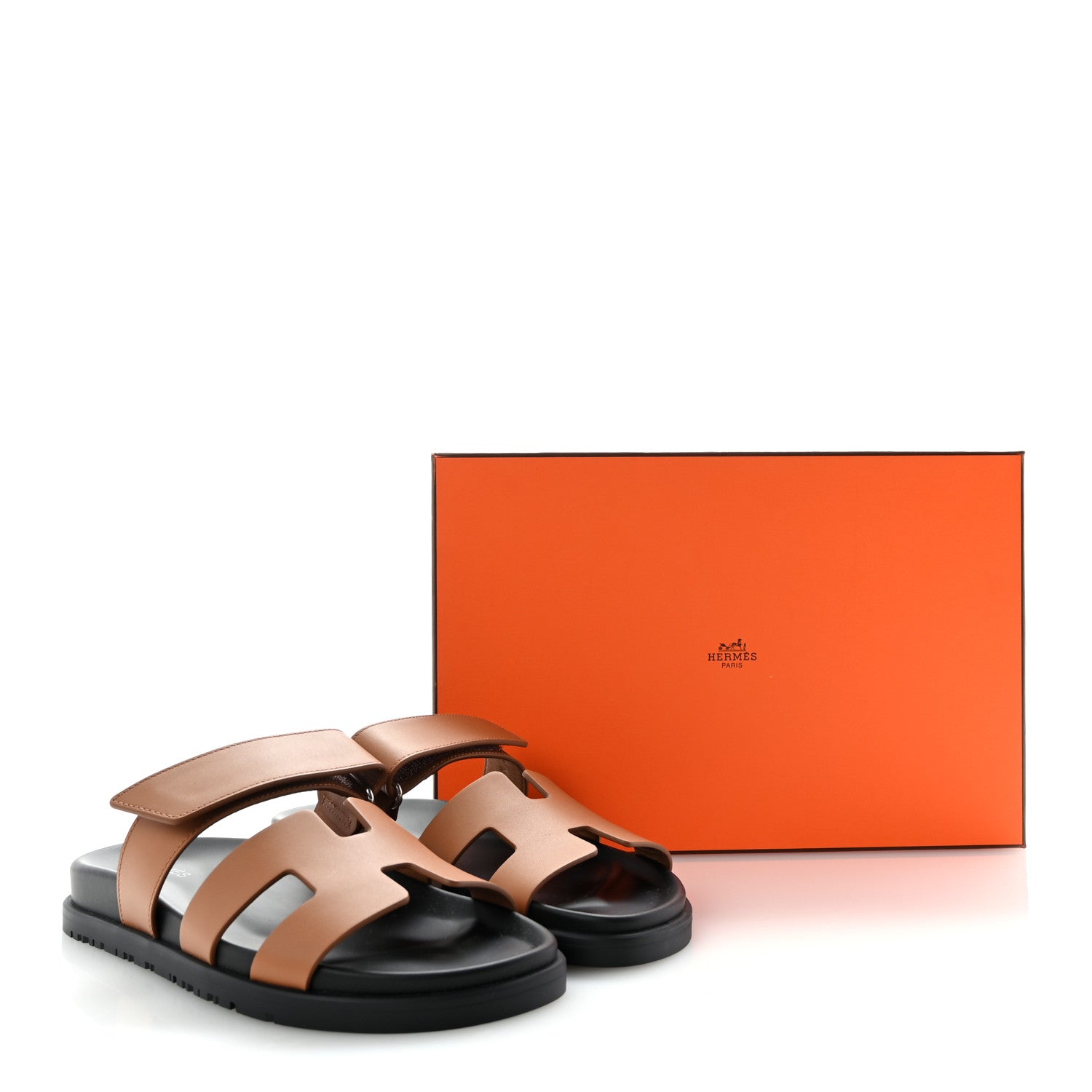 Hermes Calfskin Womens Chypre Sandals 36 Naturel 10 of 10