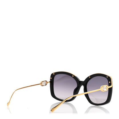 Louis Vuitton Monogram Pearl Square Z1932E Sunglasses Black 4 of 7