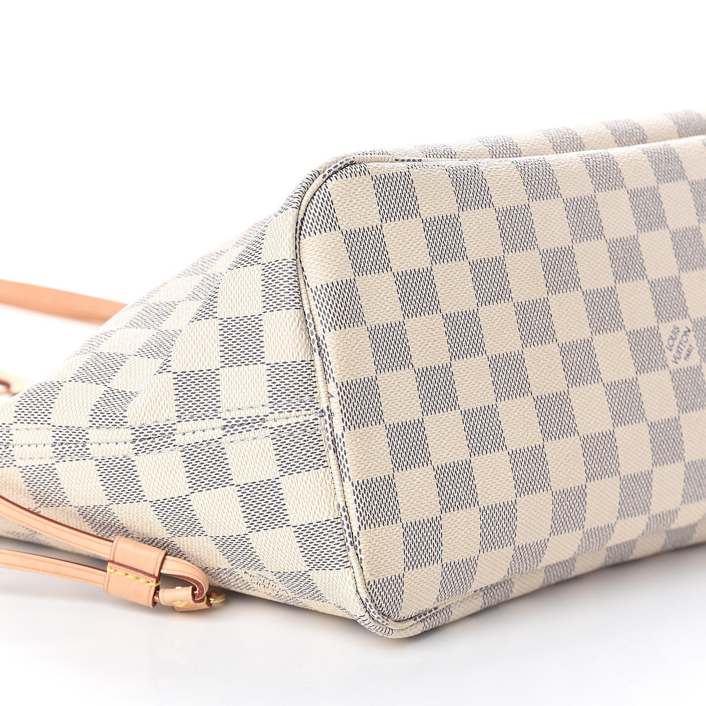 Damier Azur Neo Neverfull MM Rose Ballerine