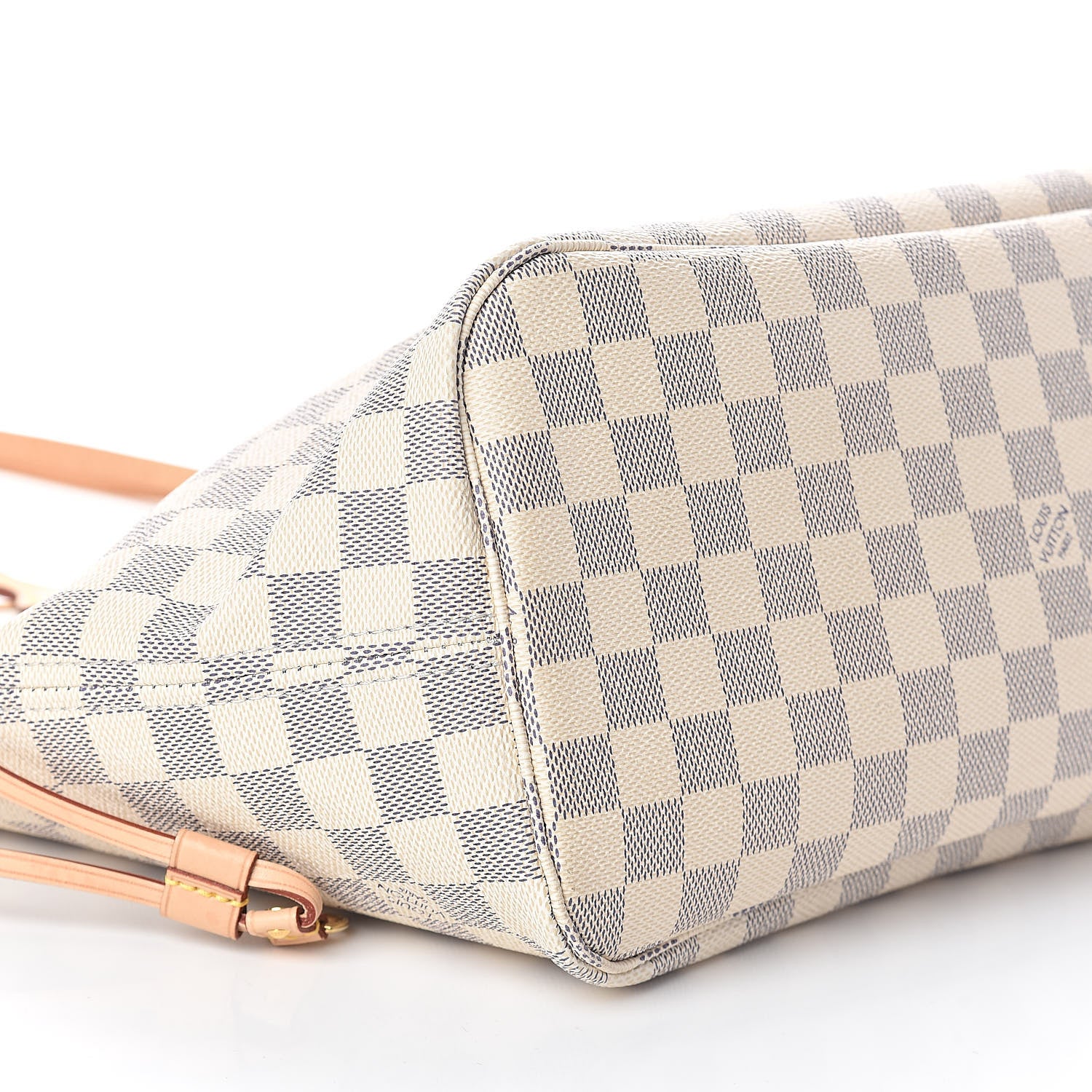Louis Vuitton Damier Azur Neo Neverfull MM Rose Ballerine 9 of 11