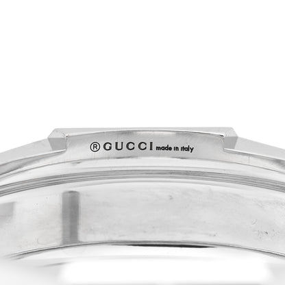 Gucci 18K White Gold 9mm Link To Love Stud Ring 62 10 4 of 5