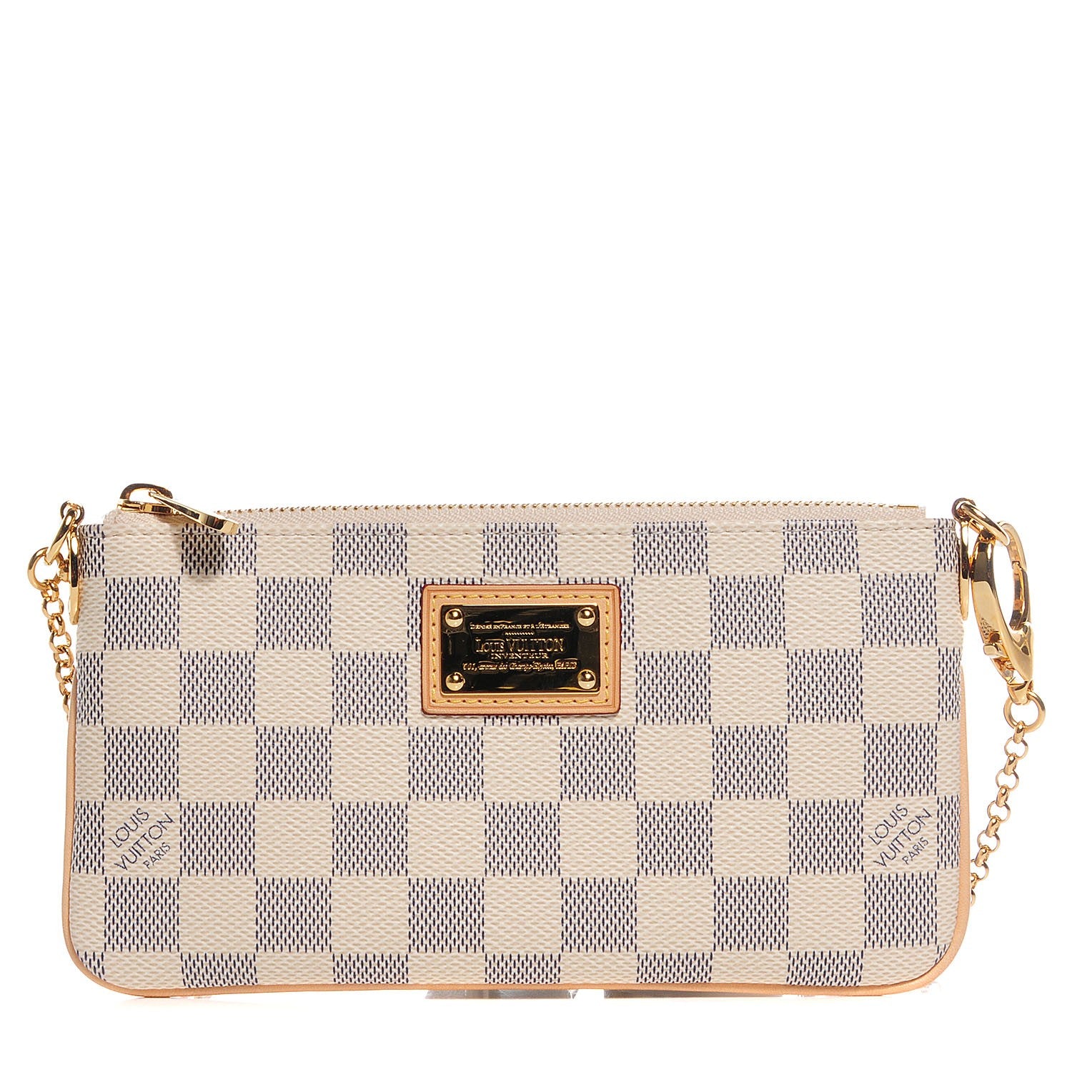 Louis Vuitton Damier Azur Pochette Milla MM 1 of 8