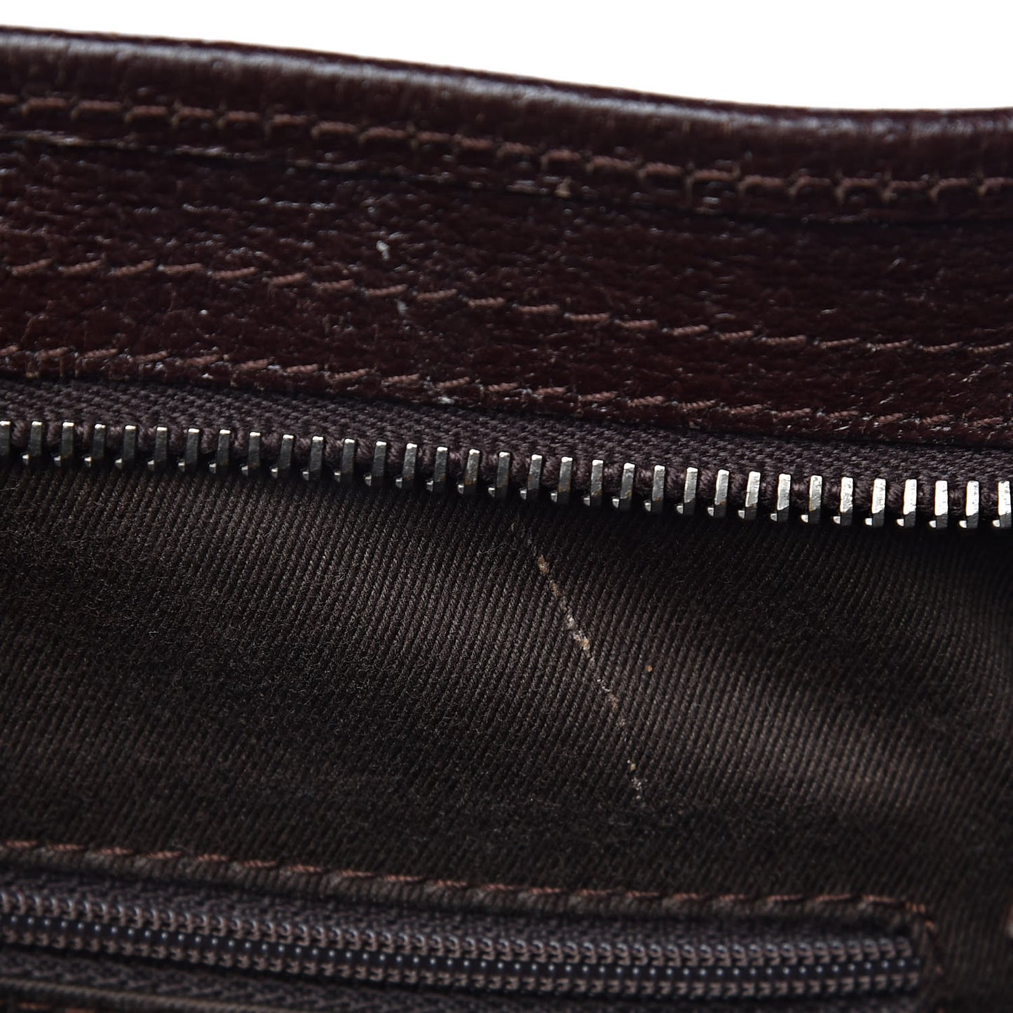 GG Supreme Monogram Medium Flat Messenger Bag Dark Brown