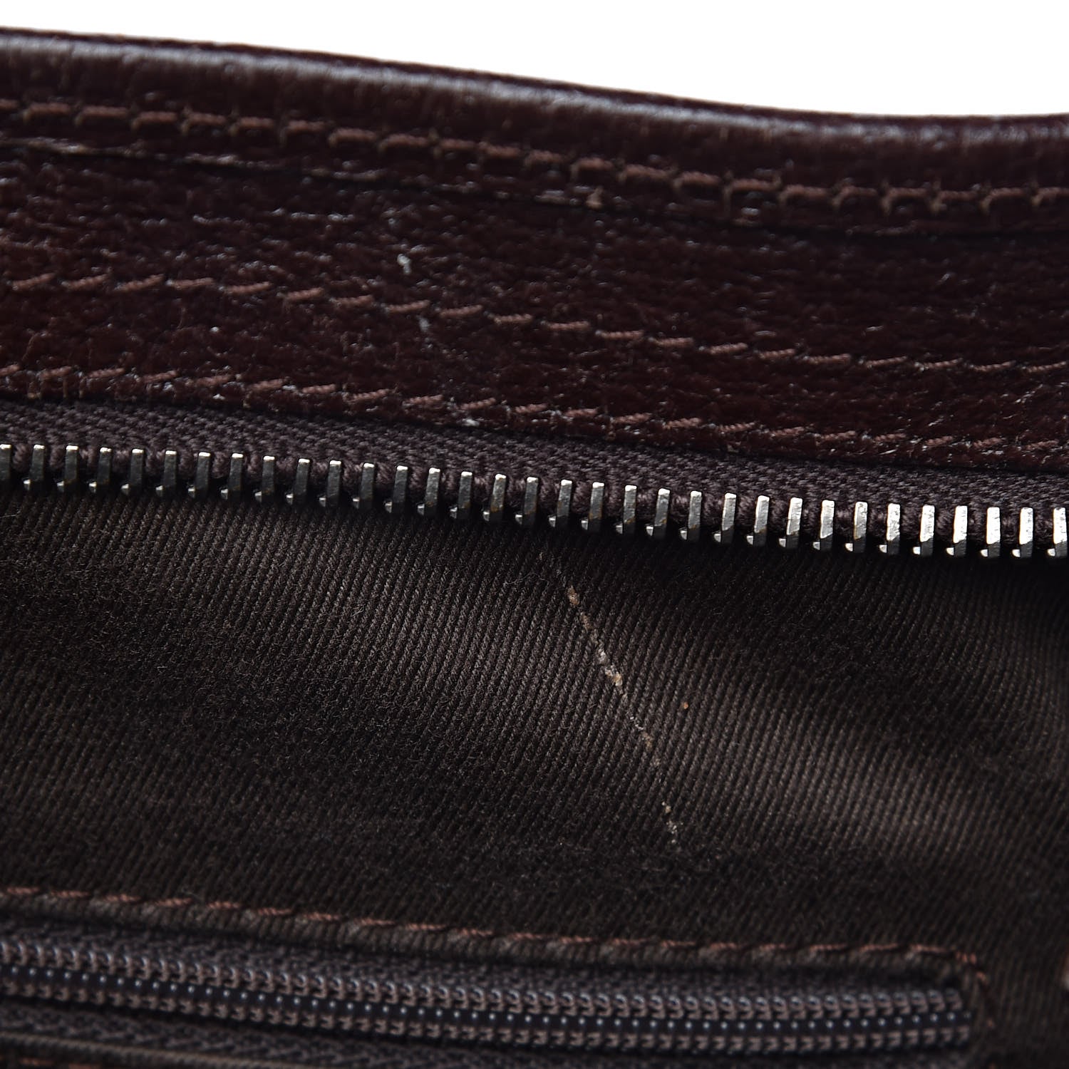 Gucci GG Supreme Monogram Medium Flat Messenger Bag Dark Brown 9 of 15