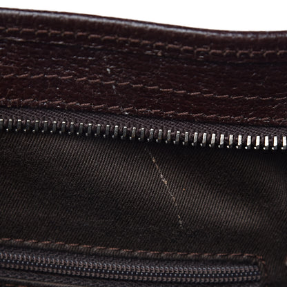 Gucci GG Supreme Monogram Medium Flat Messenger Bag Dark Brown 9 of 15