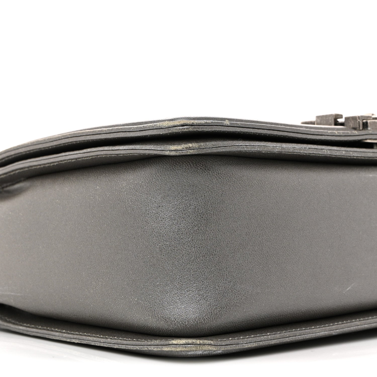 Chanel Metallic Lambskin Stingray Quilted Medium Boy Flap Silver 17 of 31
