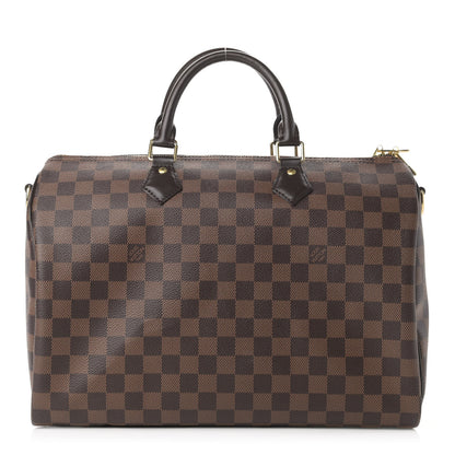 Louis Vuitton Damier Ebene Speedy Bandouliere 35 1 of 9