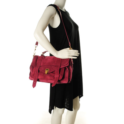 Proenza Schouler Suede Medium PS1 Satchel Chianti 2 of 7