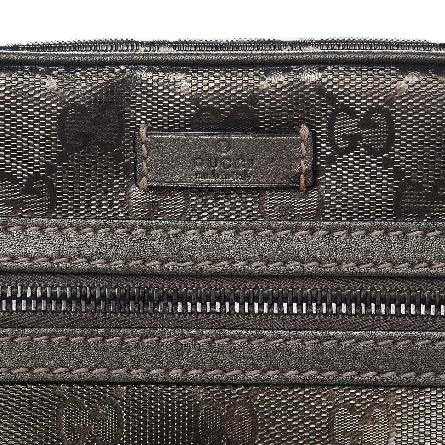 Gucci Imprime Monogram Small Messenger Bag Pewter 6 of 8
