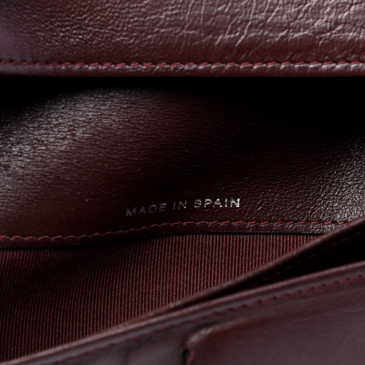 Lambskin Quilted Yen Wallet Black