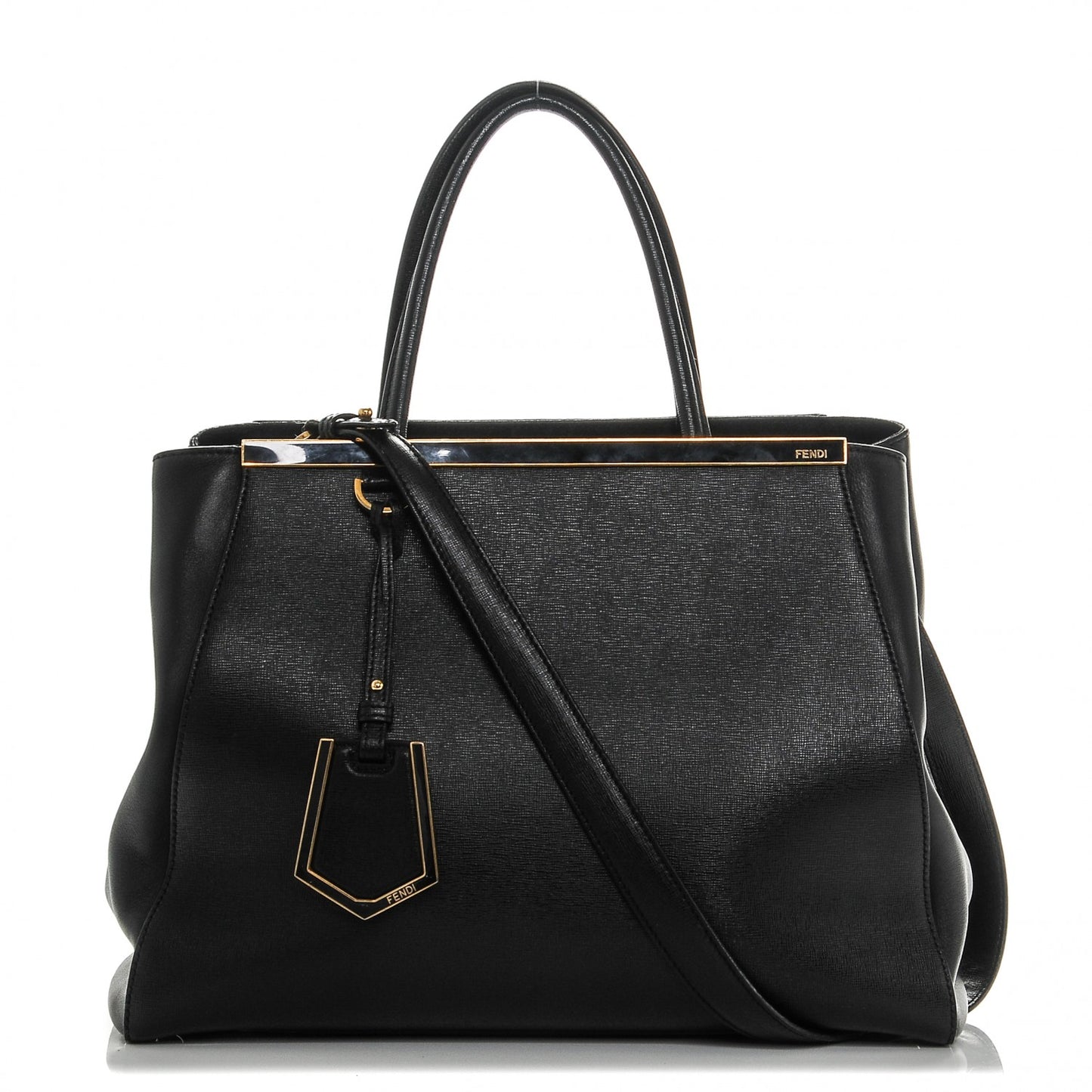 Vitello Elite Medium 2Jours Tote Black