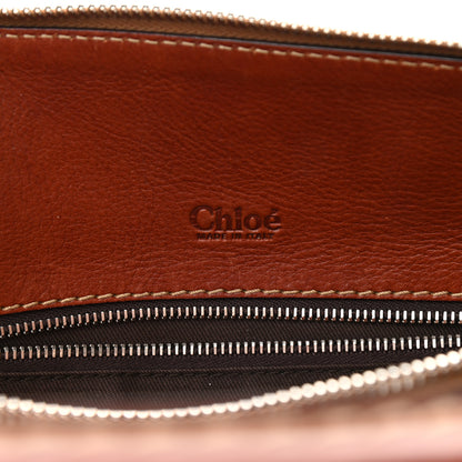 Chloe Calfskin Edith Satchel Ecureil Brown 8 of 17