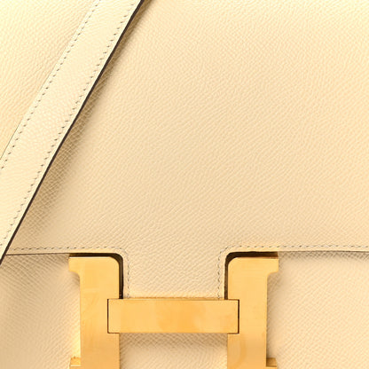 Hermes Epsom Constance 24 Craie 8 of 10