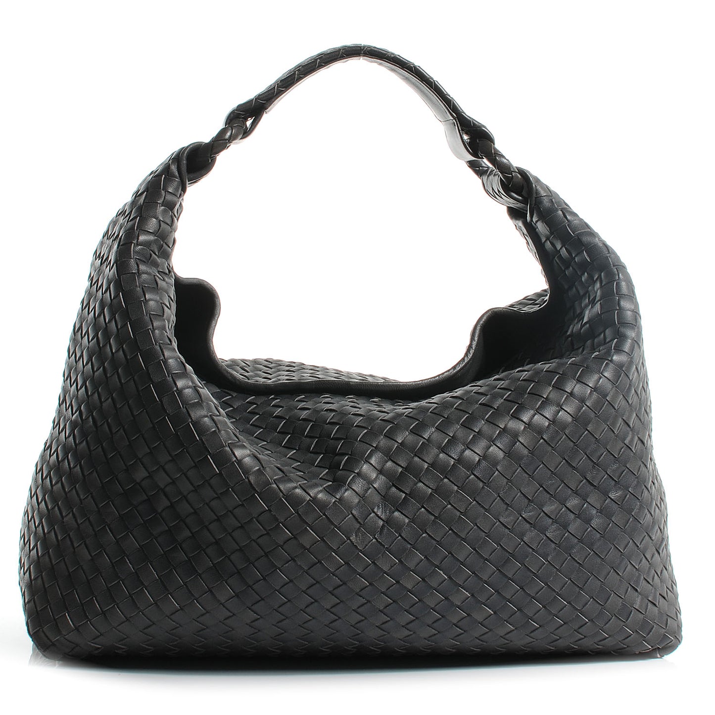 Nappa Intrecciato Sloane Hobo Ferro