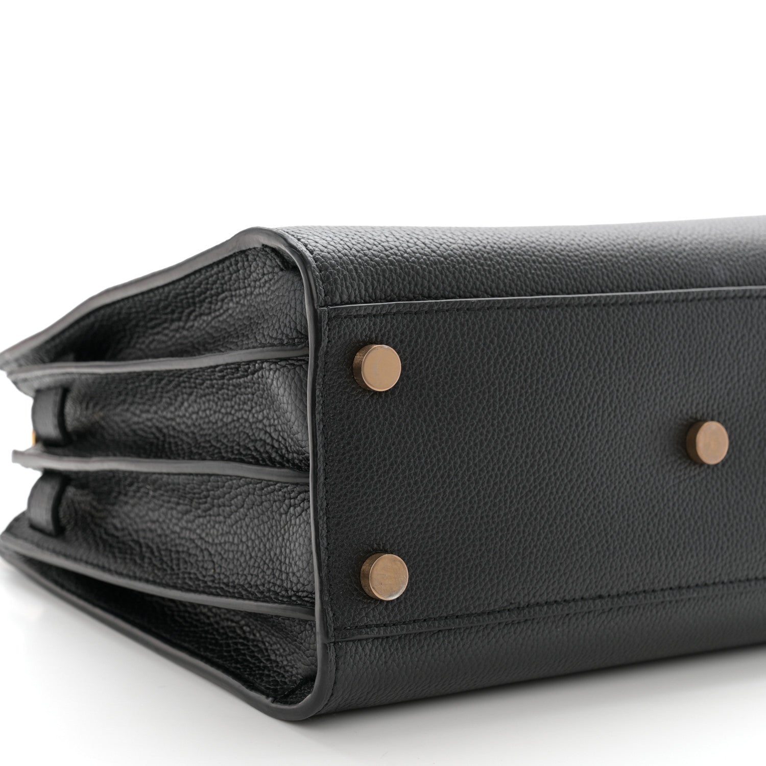 Saint Laurent Grained Calfskin Baby Sac De Jour Souple Black 9 of 11