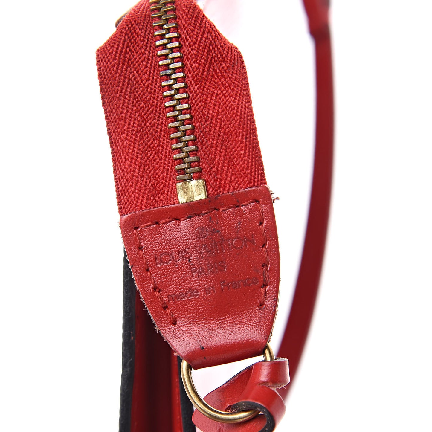Epi Pochette Accessories 24 Castillan Red