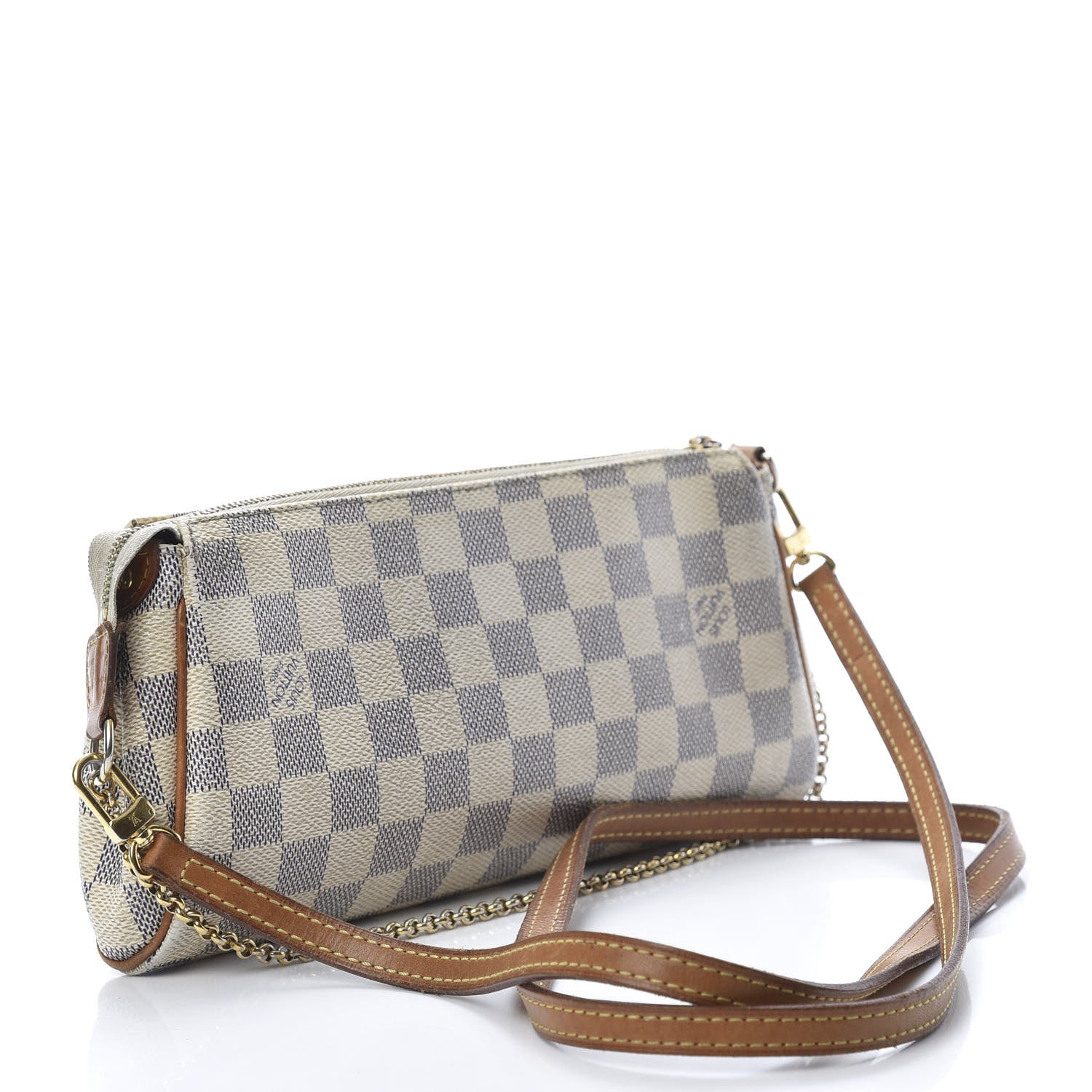 Louis Vuitton Damier Azur Eva Clutch 3 of 16