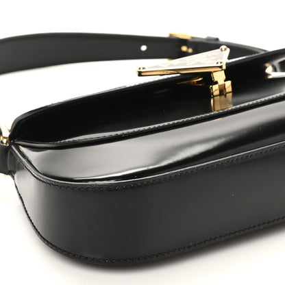 Prada Spazzolato Triangle Flap Shoulder Bag Black 8 of 9