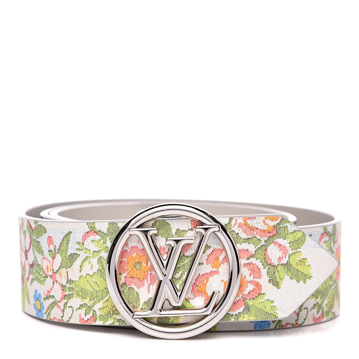 Calfskin 40mm LV Circle Belt 80 32