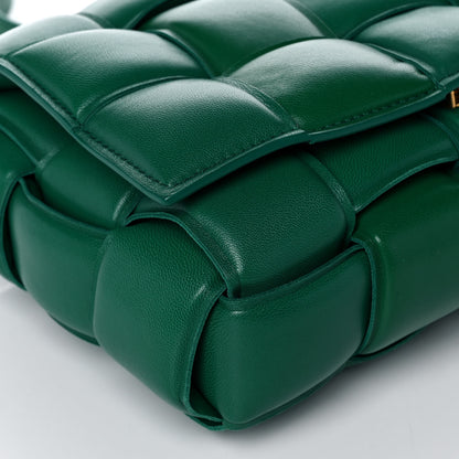 Bottega Veneta Nappa Maxi Intreccio Padded Cassette Crossbody Bag Racing Green 7 of 9