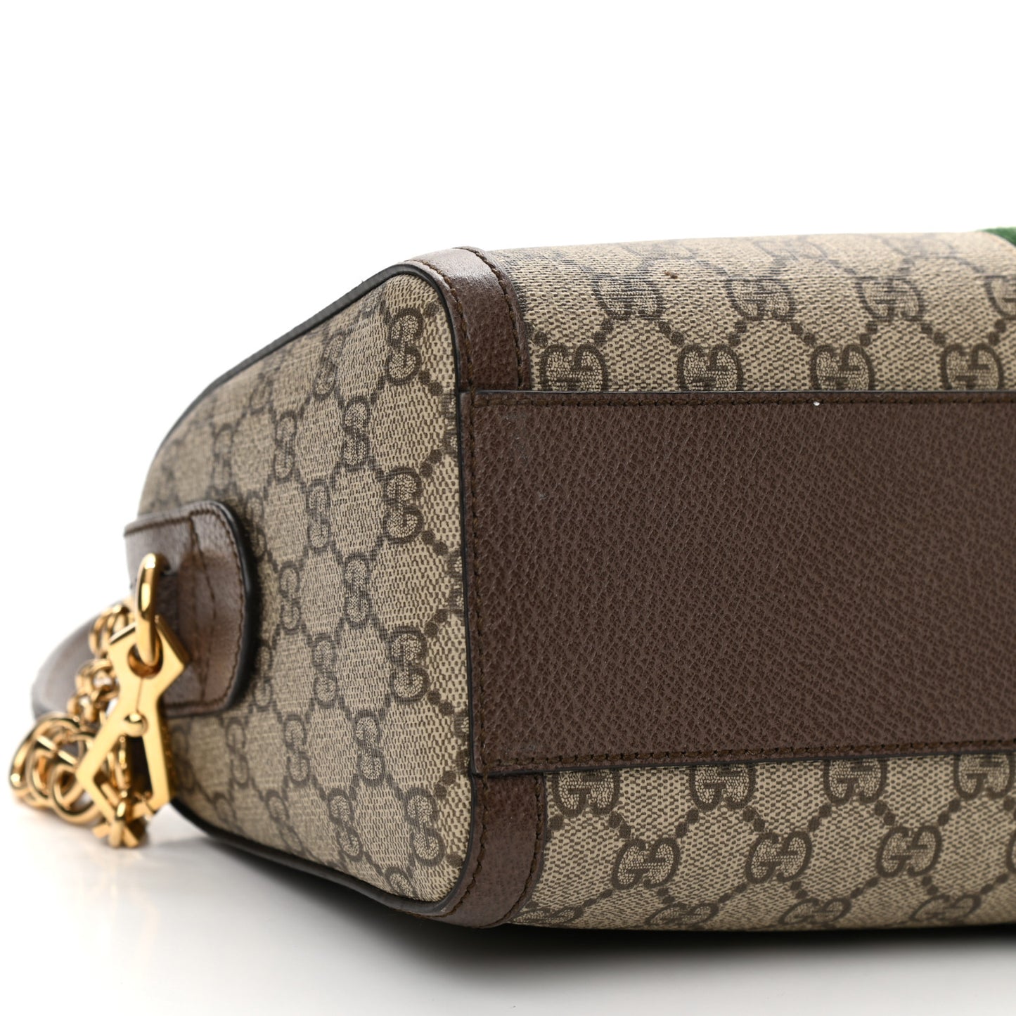 GG Supreme Monogram Web Medium Ophidia Boston Brown