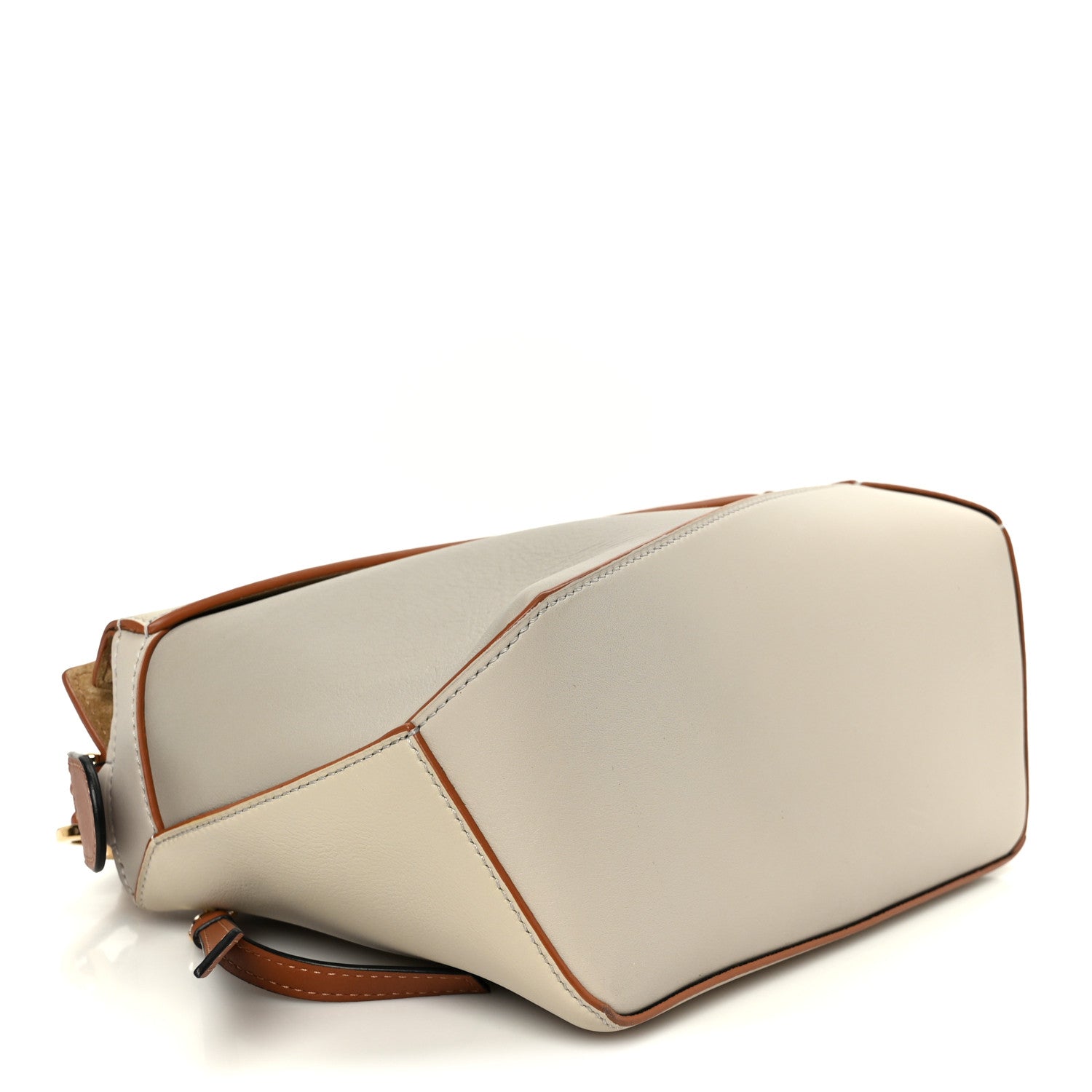 Loewe Calfskin Small Puzzle Edge Bag Ghost Soft White 4 of 12