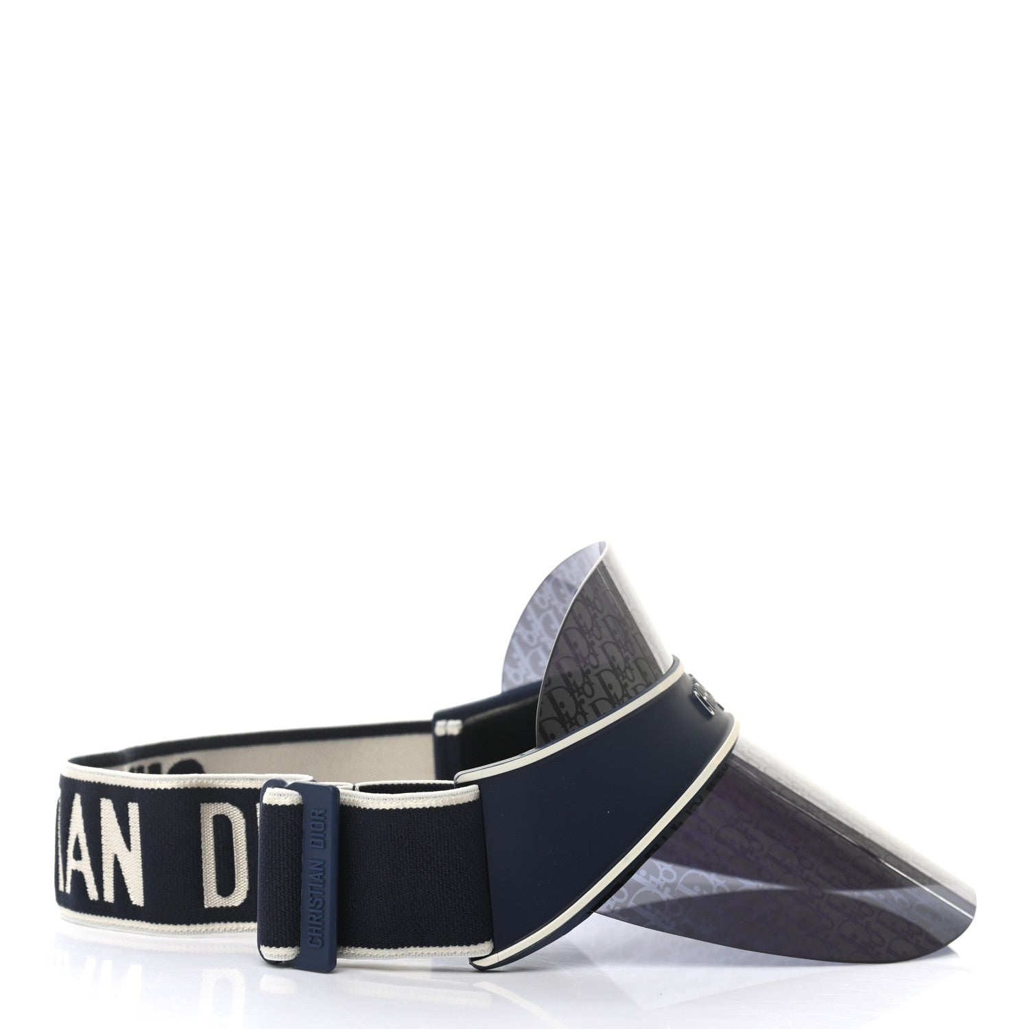 Christian Dior Oblique DiorClub V1U Sun Visor Blue 5 of 8